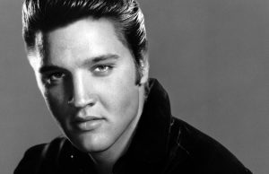 Jane Maxey, Cherokee Nation citizen, and Elvis Presley – 1976 Elvis Presley