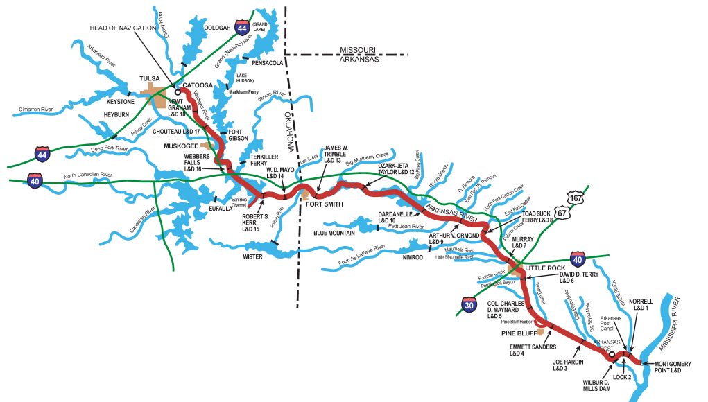 Where Are Our Tribes on Water? The Question Cherokee Citizens Should Be Asking Navigation Channel Map