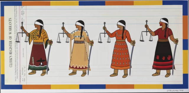 Inter-Tribal Ladies of Justice “Inter-Tribal Ladies of Justice” By Gordon Yellowman