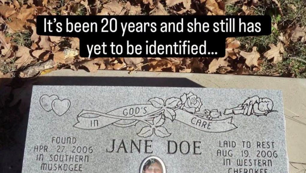 UNIDENTIFIED AND WAITING: THE WEBBERS FALLS JANE DOE Jane Doe