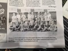 Faces That Belong To Our Community 1929-30 school year at Locust Grove