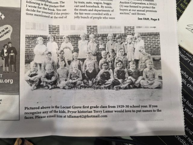 1929-30 school year at Locust Grove