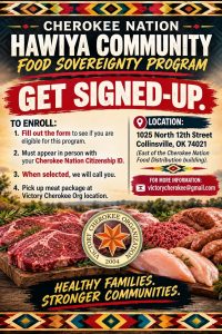 Cherokee Nation Hawiya Community Food Sovereignty Program