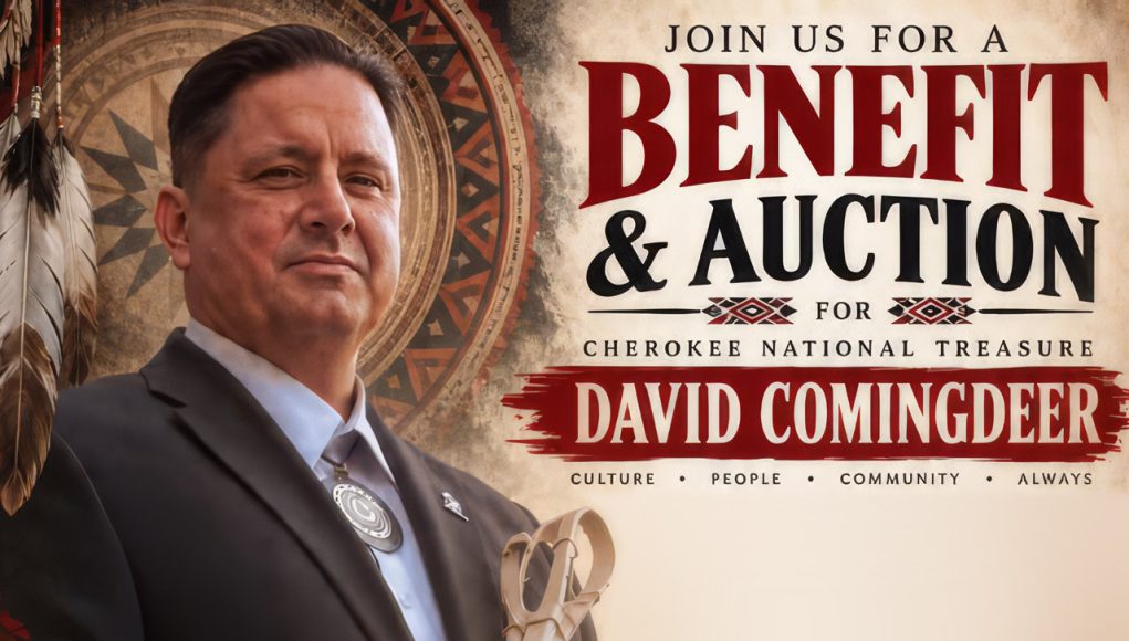 Community Rallies to Support Cherokee National Treasure David Comingdeer Benefit & Auction